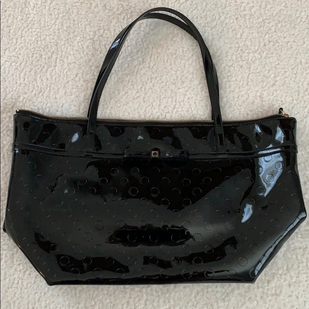 Black Kate Spade tote bag